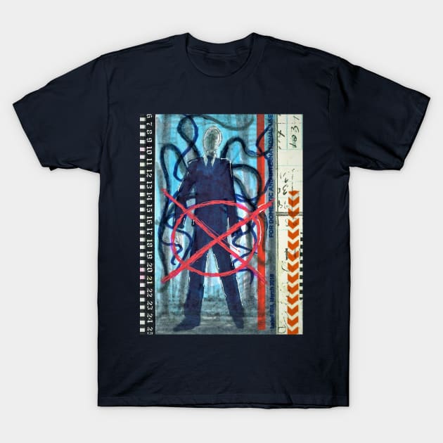 Slender man T-Shirt by Phosfate